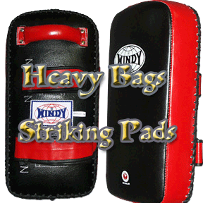 Picture for link to MMA Heavy bags and striking pads page